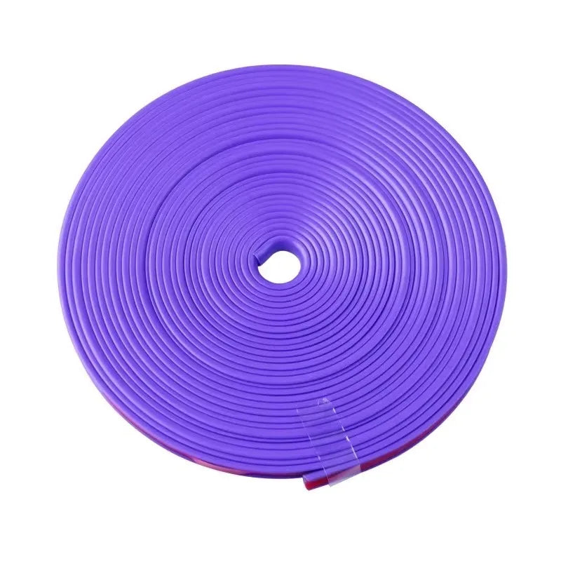 car wheel rim blades protector line tire guard decorative strip rubber moulding trim more color car sticker styling 8 meters